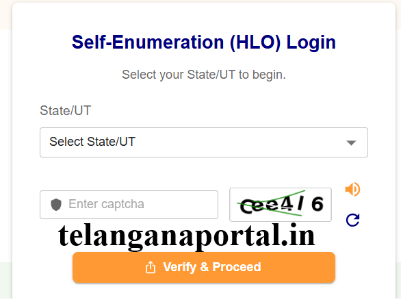 Census 2027 Self Enumeration
