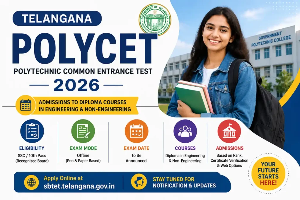 TG POLYCET 2026 Hall Ticket Download