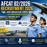 AFCAT 022026 Recruitment
