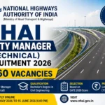 NHAI Deputy Manager Recruitment 2026