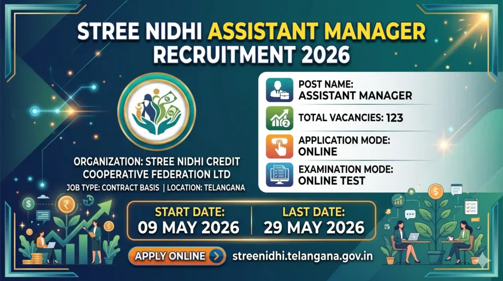 Stree Nidhi Assistant Manager Recruitment 2026