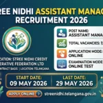 Stree Nidhi Assistant Manager Recruitment 2026