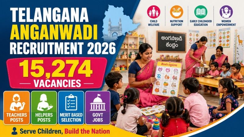 Telangana Anganwadi Recruitment 2026